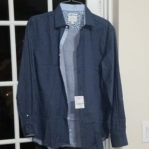 NWT!! Construct Slim Fit long sleeve button